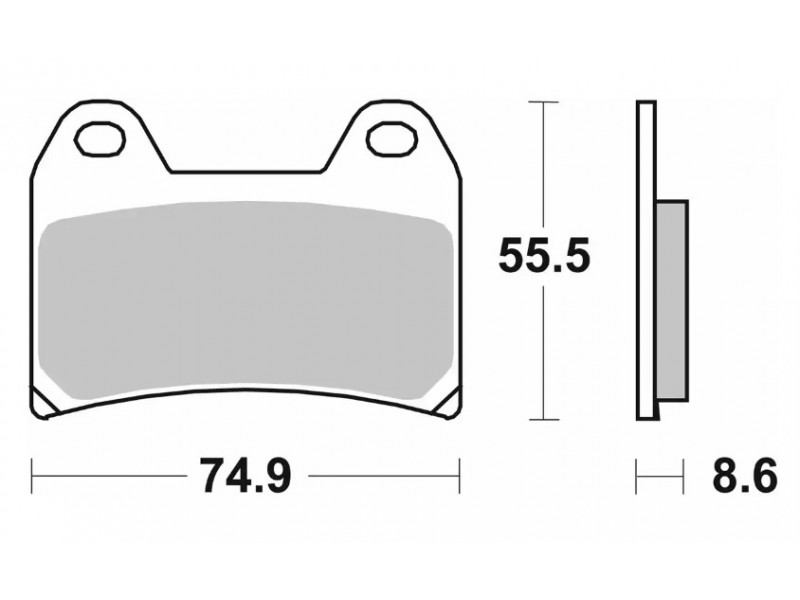 Тормозные колодки SBS Performance Brake Pads / HHP, Sinter 706HS